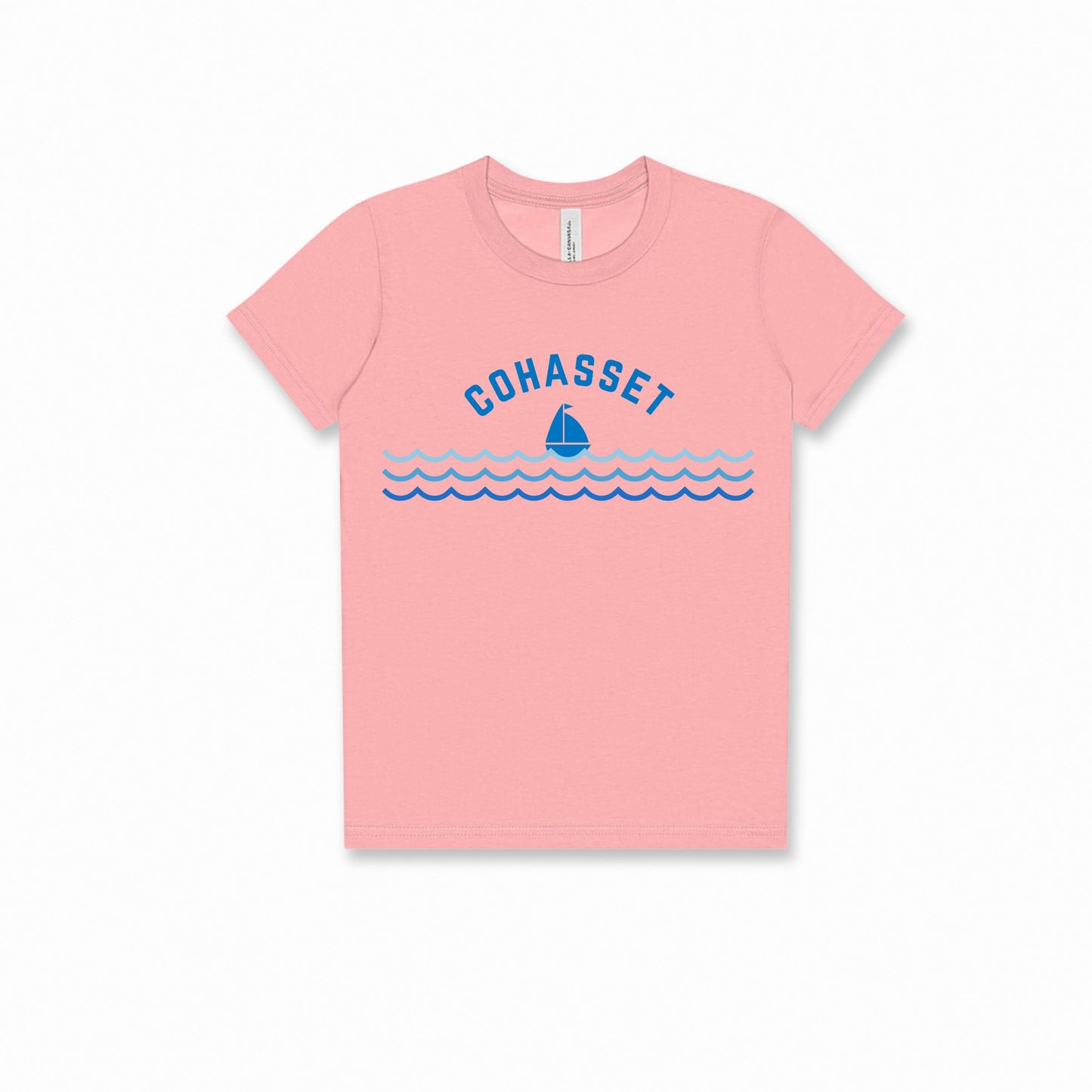 Kids' Cohasset Wavy Sailboat Tee