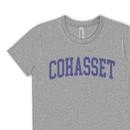 Kids' Cohasset Blue Varsity Tee