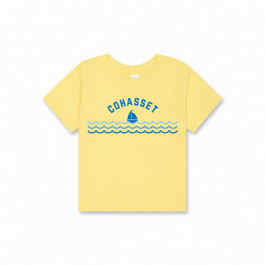 Babies' Cohasset Wavy Sailboat Tee