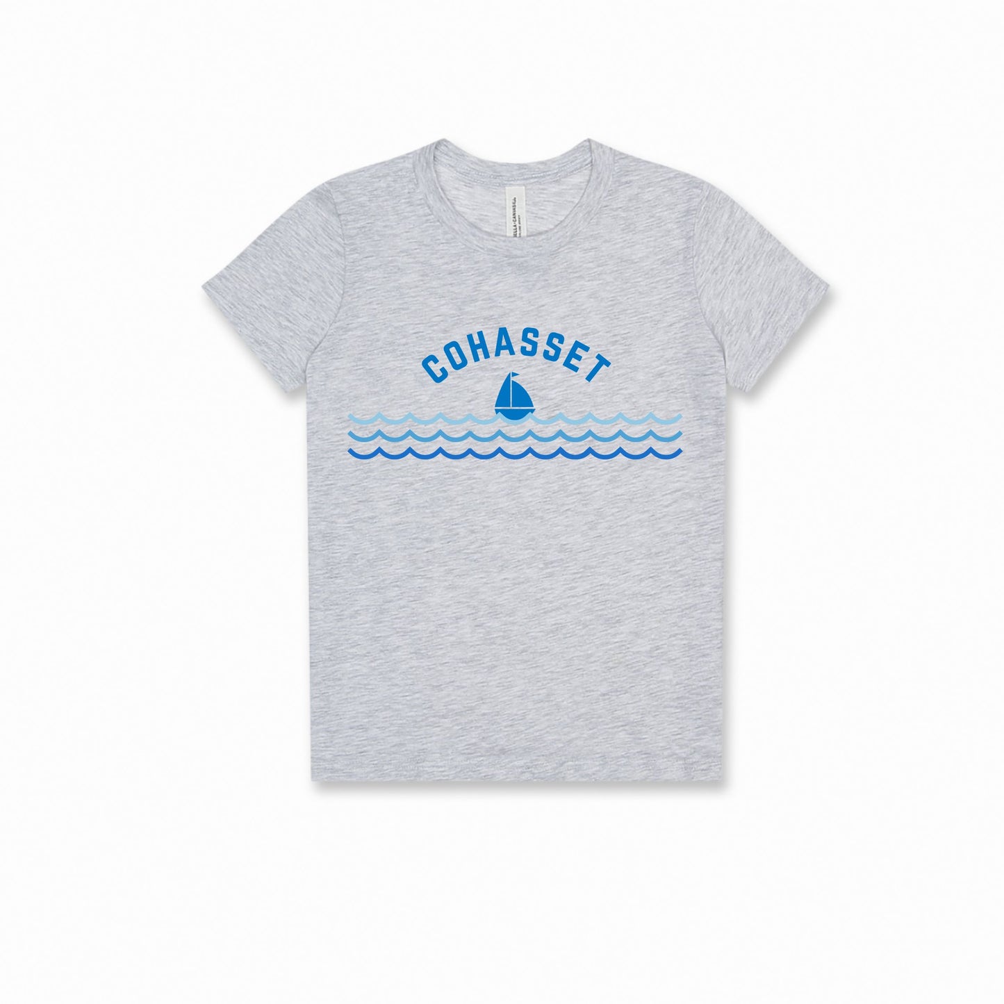 Kids' Cohasset Wavy Sailboat Tee