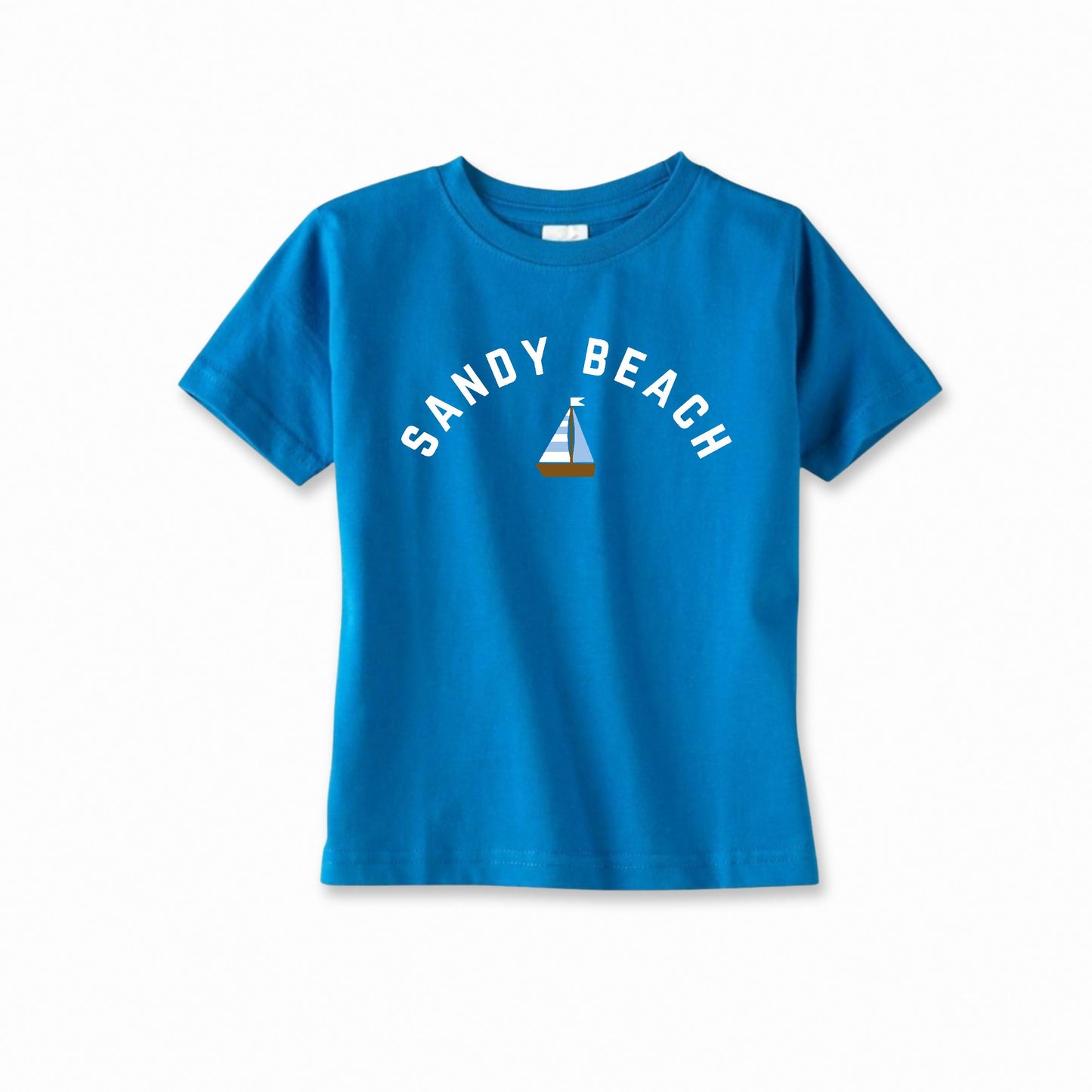 Toddlers' Sandy Beach Sailboat Tee