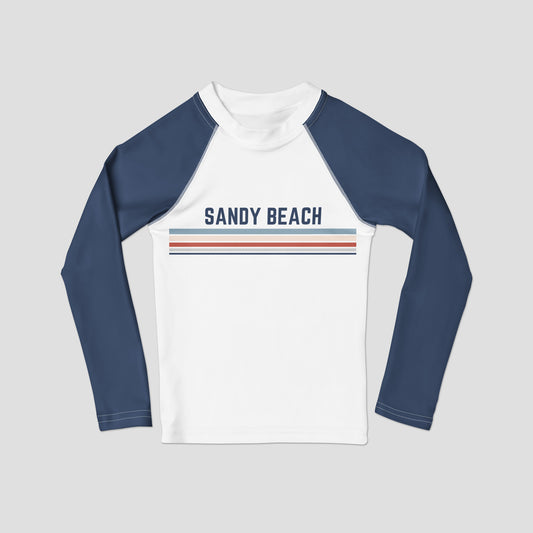 Toddlers' & Little Kids' Sandy Beach Rash Guard